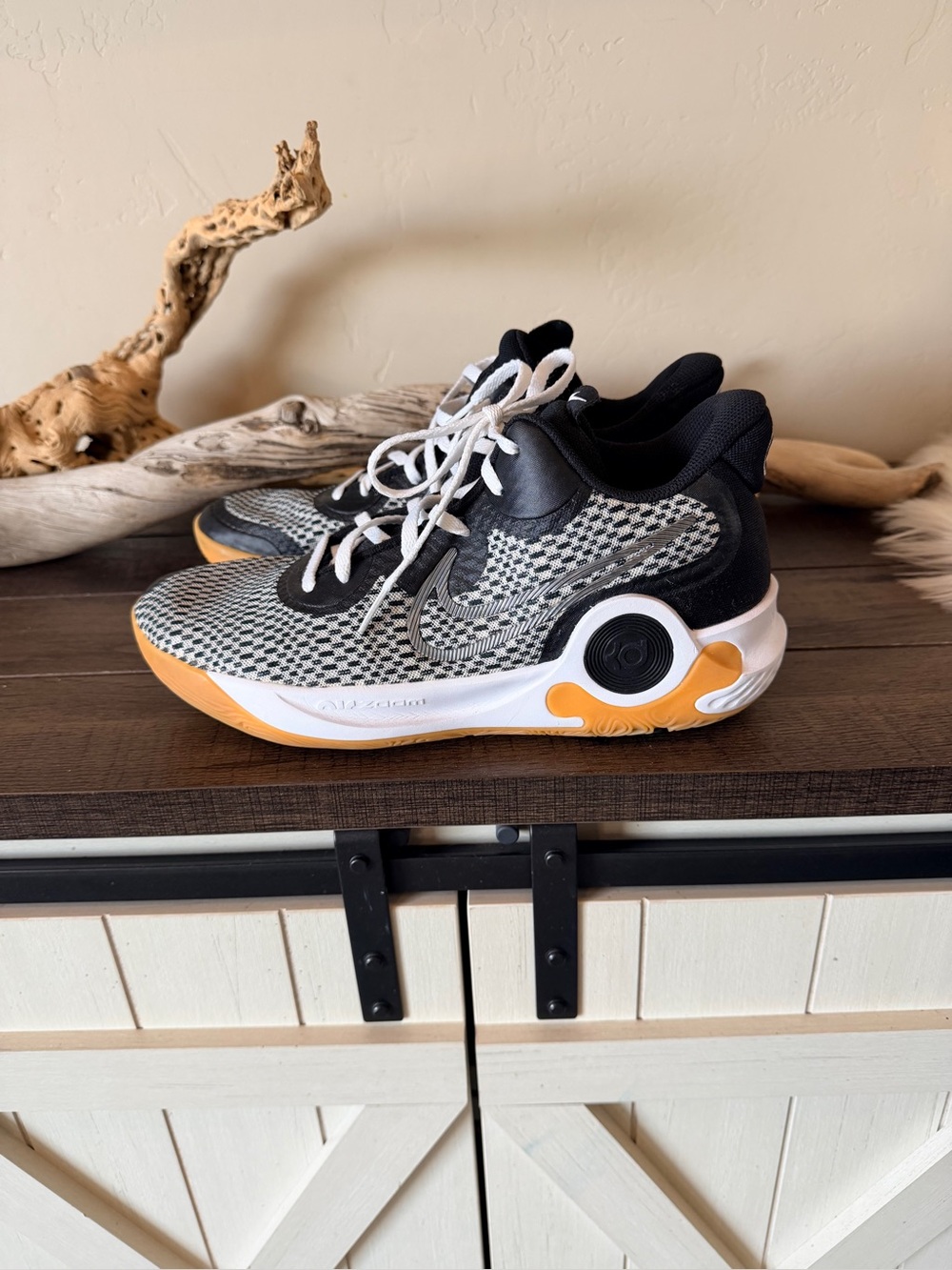 NIKE KD Trey 5 IX Smoke Grey White Basketball Shoe Size Men’s 9.5